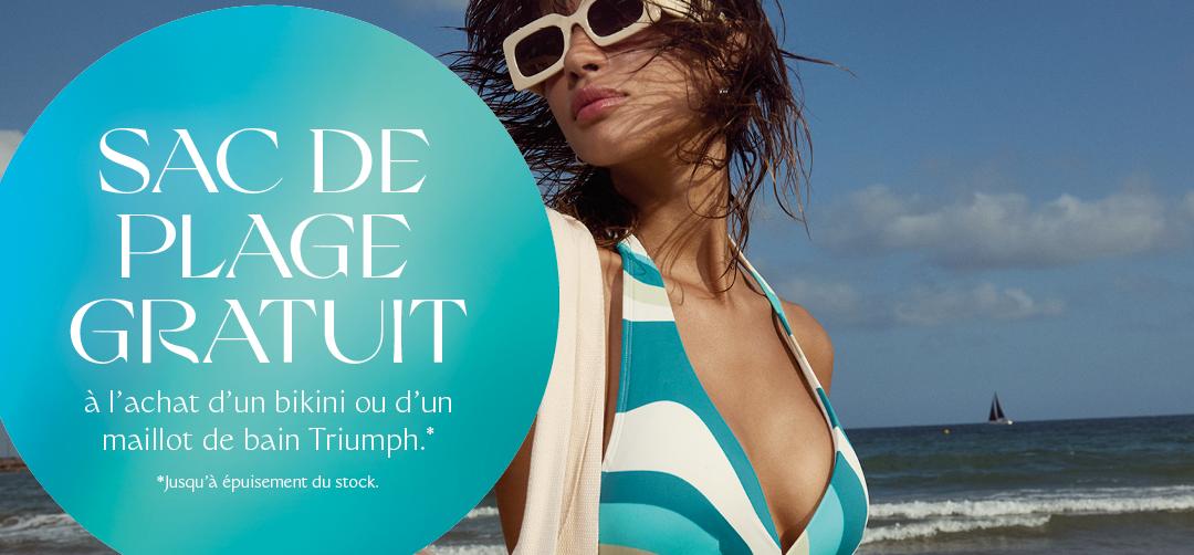 Sac de plage offert chez Triumph*