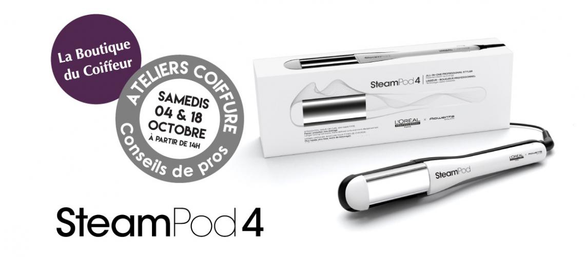 ATELIERS COIFFURE STEAMPOD 