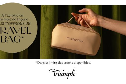 Travel Bag offert chez Triumph*