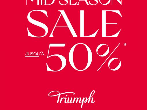 Soldes de mi-saison jusqu'à -50%